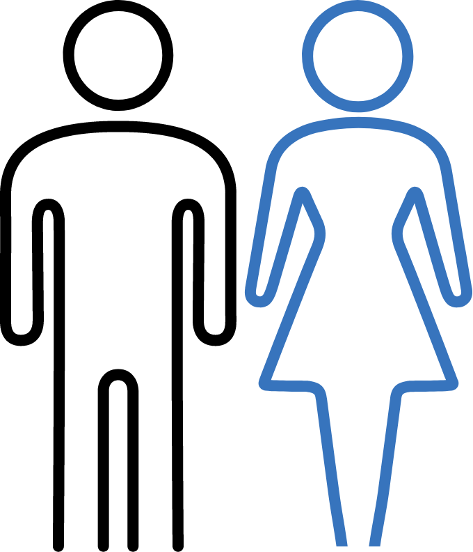 男女比　アイコン